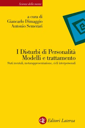 I Disturbi di Personalità. Modelli e trattamento