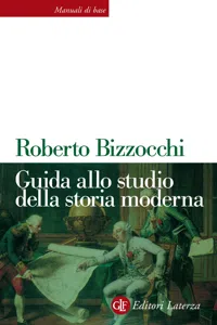 Guida allo studio della storia moderna_cover