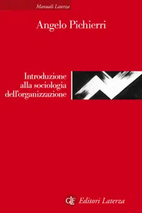 Sociologia dell'organizzazione_cover