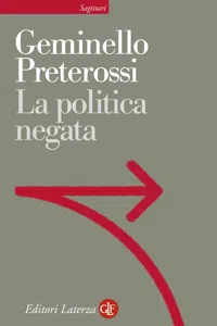 La politica negata_cover