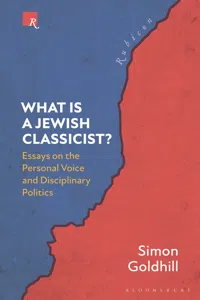 What Is a Jewish Classicist?_cover