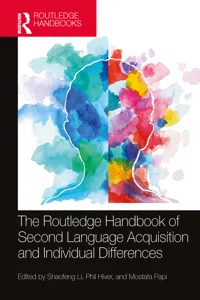 The Routledge Handbook of Second Language Acquisition and Individual Differences_cover