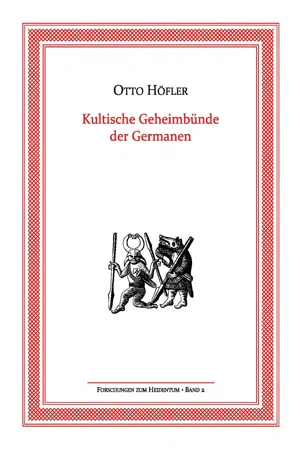 Kultische Geheimbünde der Germanen