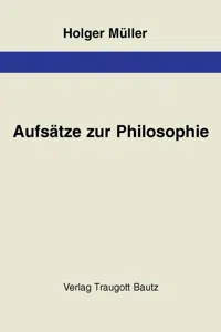 Aufsätze zur Philosophie_cover