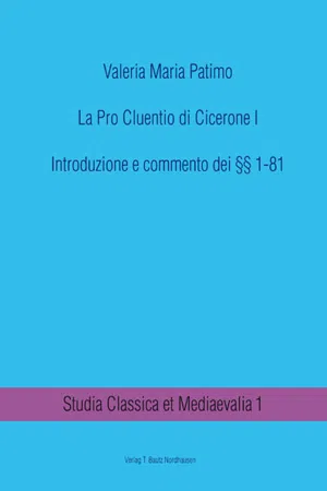 La Pro Cluentio di Cicerone