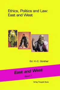 Ethics, Politics and Law: East and West_cover