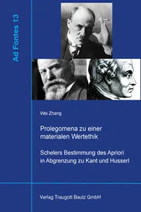 Prolegomena zu einer materiellen Wertethik_cover