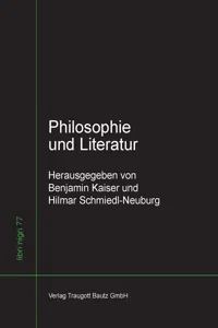 Philosophie und Literatur_cover