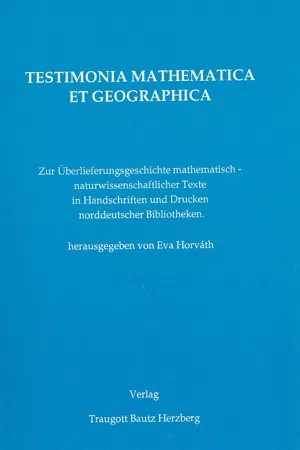 Testimonia Mathematica et Geographica