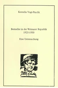 Bestseller in der Weimarer Republik 1925-1930_cover