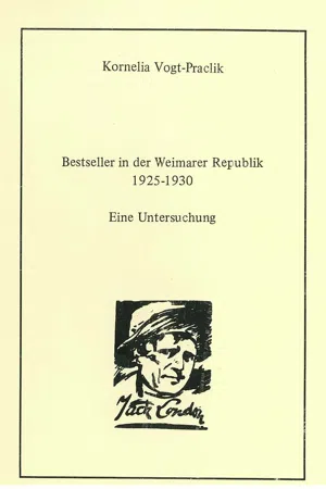 Bestseller in der Weimarer Republik 1925-1930