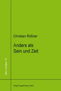 Anders als Sein und Zeit_cover