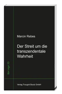 Der Streit um die transzendentale Wahrheit_cover