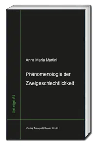 Phänomenologie der Zweigeschlechtlichkeit_cover