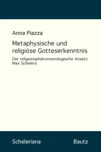 Metaphysische und religiöse Gotteserkenntnis_cover