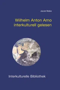 Wilhelm Anton Amo interkulturell gelesen_cover