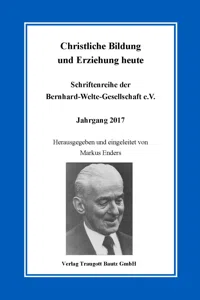 Christliche Bildung und Erziehung heute_cover