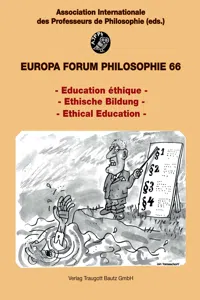 - Education éthique - / - Ethische Bildung - /- Ethical Education -_cover