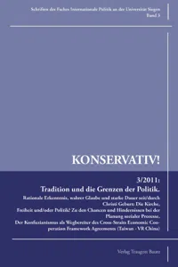 Tradition und die Grenzen der Politik_cover