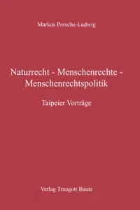 Naturrecht - Menschenrechte - Menschenrechtspolitik_cover