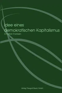 Idee eines demokratischen Kapitalismus_cover