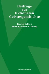 Beiträge zur fiktionalen Geistesgeschichte_cover