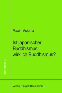 Ist japanischer Buddhismus wirklich Buddhismus?_cover