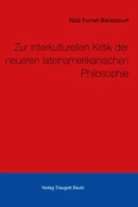 Kritik der neueren lateinamerikanischen Philosophie_cover