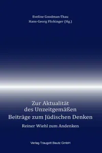 Zur Aktualität des Unzeitgemäßen_cover