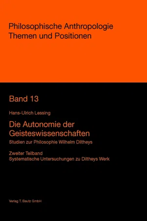 Die Autonomie der Geisteswissenschaften