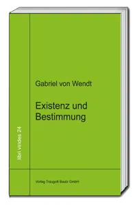 Existenz und Bestimmung_cover