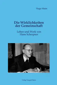 Die Wirklichkeiten der Gemeinschaft Leben und Werk von Hans Scherpner_cover