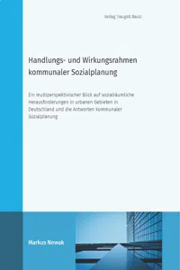 Handlungs- und Wirkungsrahmen kommunaler Sozialplanung_cover