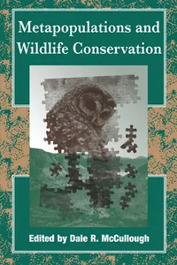 Metapopulations and Wildlife Conservation_cover