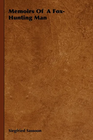 Memoirs Of A Fox-Hunting Man