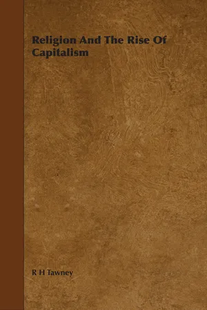 Religion and the Rise of Capitalism