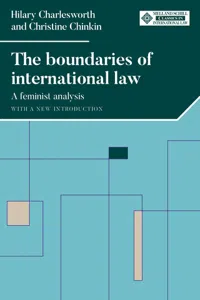 The boundaries of international law_cover