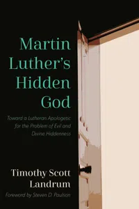 Martin Luther's Hidden God_cover