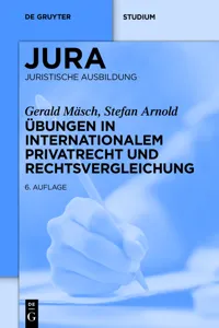 Übungen in Internationalem Privatrecht und Rechtsvergleichung_cover