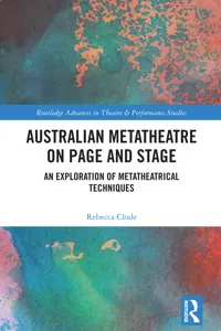 Australian Metatheatre on Page and Stage_cover