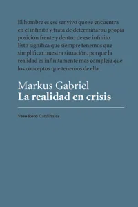 La realidad en crisis_cover