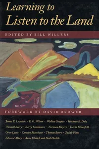 Learning to Listen to the Land_cover