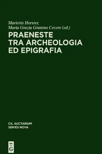 Praeneste tra archeologia ed epigrafia_cover
