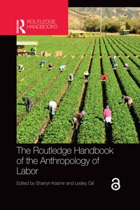 The Routledge Handbook of the Anthropology of Labor_cover