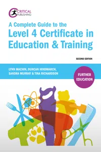 A Complete Guide to the Level 4 Certificate in Education and Training_cover