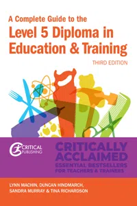 A Complete Guide to the Level 5 Diploma in Education and Training_cover