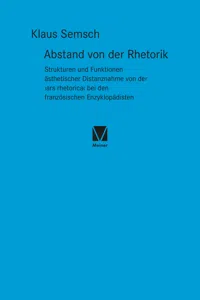 Abstand von der Rhetorik_cover