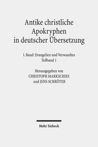 Antike christliche Apokryphen in deutscher Übersetzung_cover