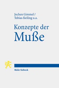 Konzepte der Muße_cover