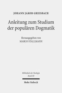 Anleitung zum Studium der populären Dogmatik_cover